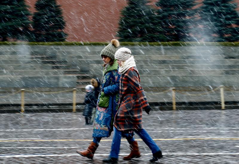 Proljeće u Moskvi - Niske temperature i snježno nevrijeme u Moskvi