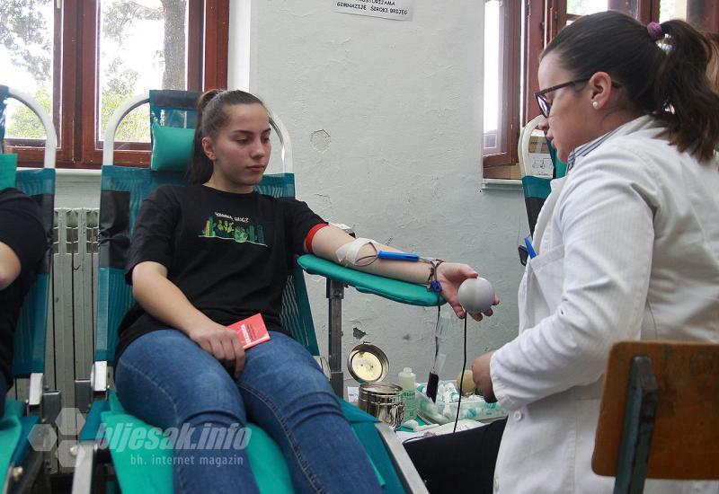 Učenici širokobriješke Gimnazije darovali 46 doza krvi