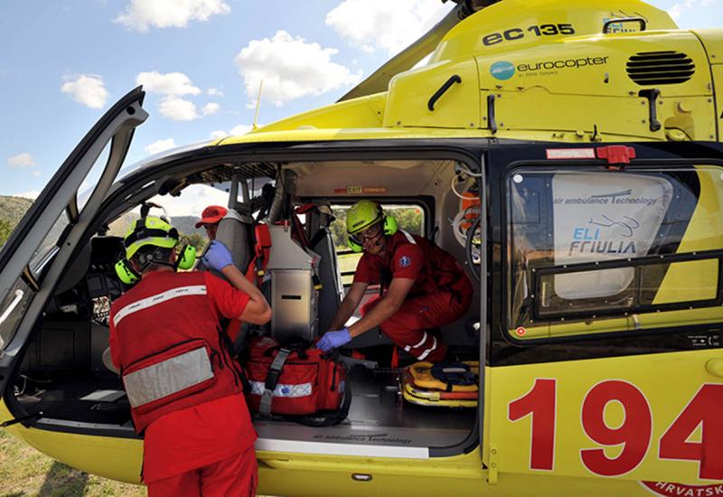 Orebić: Duševno rastrojen htio u helikopter s pacijentom za hitni prijevoz