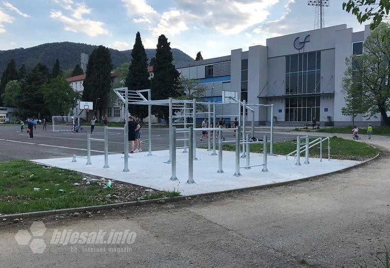 Street workout: Mostarci dobili novo mjesto za vježbanje