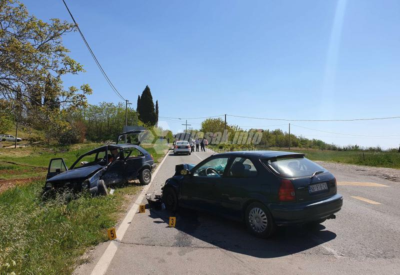 Dvije osobe teško ozlijeđene u sudaru kod Čapljine