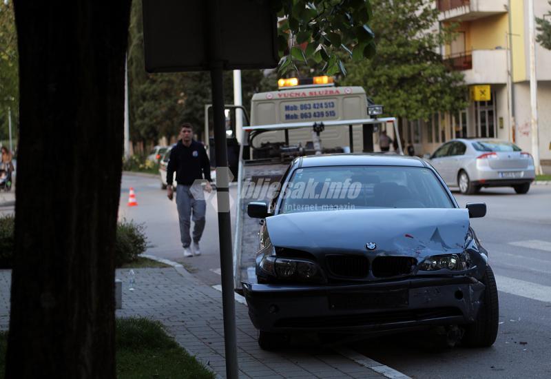 Čapljina: BMW i Golf nakon nesreće završili kraj ceste