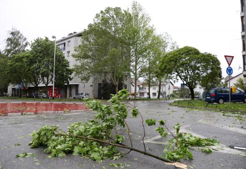 Olujno nevrijeme izazvalo kaos u Zagrebu