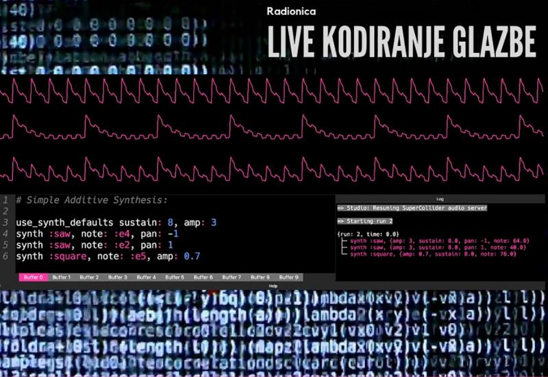 Glazbena radionica u Mostaru: Live kodiranje glazbe