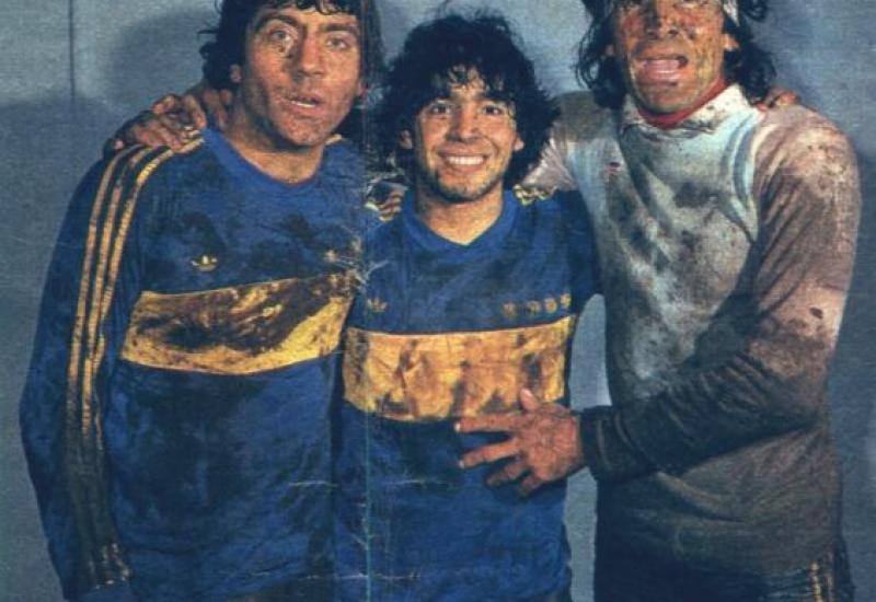 Miguel Ángel Brindisi, Diego Maradona i Hugo Gatti - Hugo 