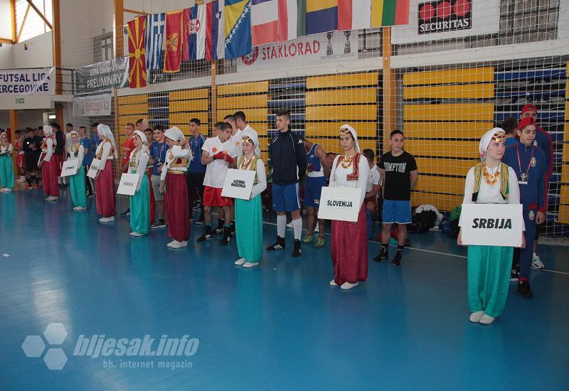 Detalj s otvaranja turnira - Mostar: Počelo 15. izdanje međunarodnog turnira u boksu za mlade