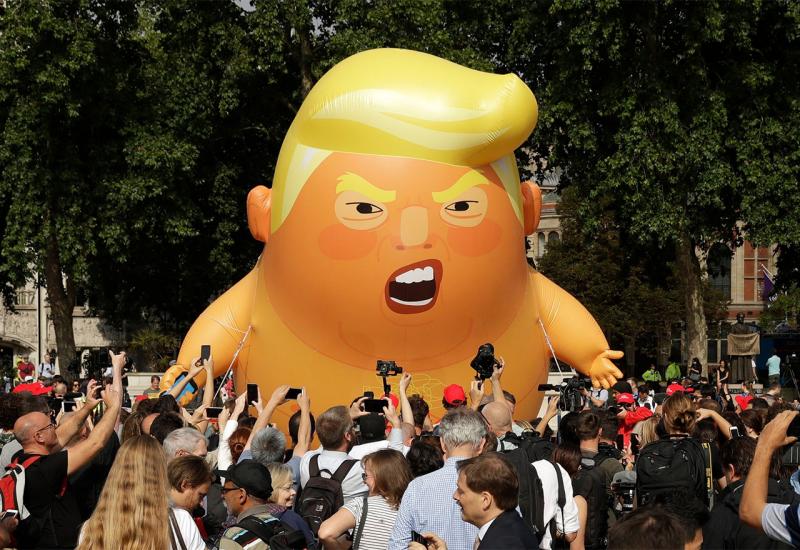 Balon "Beba Trump" će letjeti u Londonu povodom dolaska Trumpa