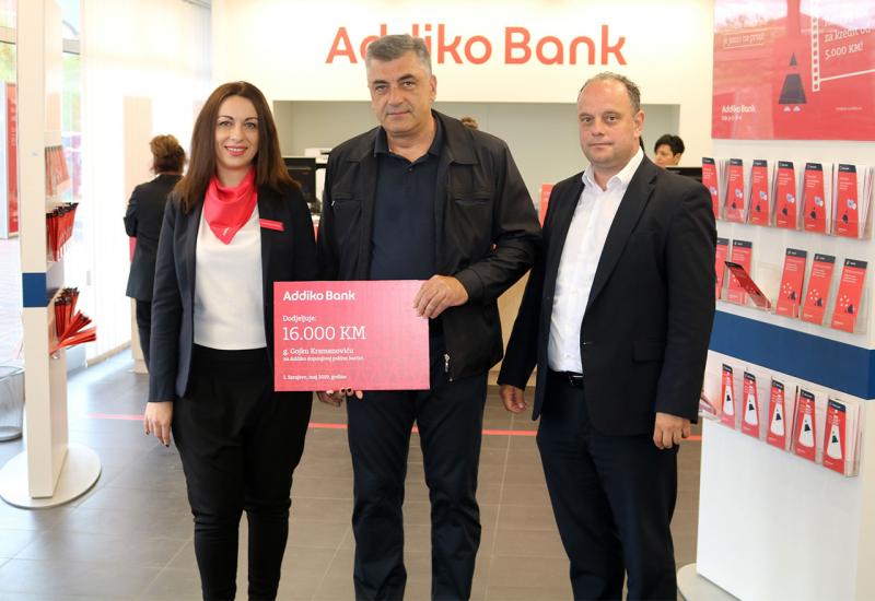 Nagrađeni dobitnici Addiko banke - Addiko nagradio svoje klijente sa po 7.000 i 16.000 KM