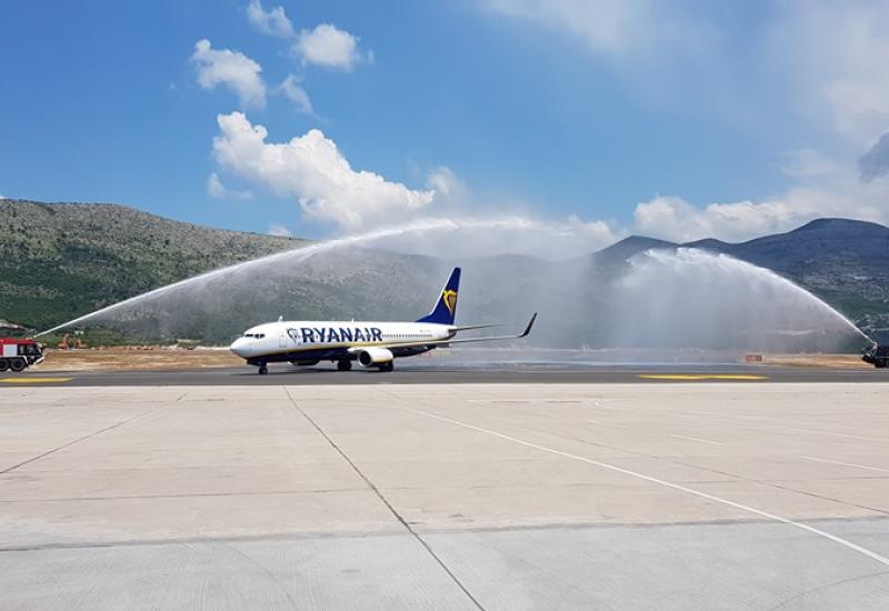 Prvi zrakoplov Ryanaira sletio u dubrovačku zračnu luku