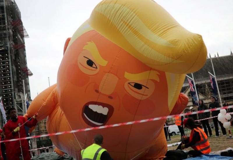 Beba Trump letjela iznad Londona
