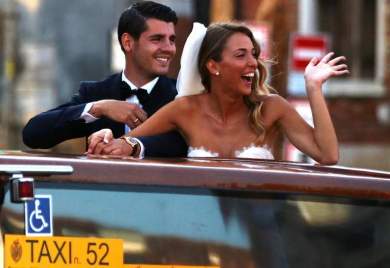 Alvaro Morata i lijepa Alice vjenčali su se 2017. u Veneciji - Morata opljačkan dok je s reprezentacijom igrao na Farskim otocima