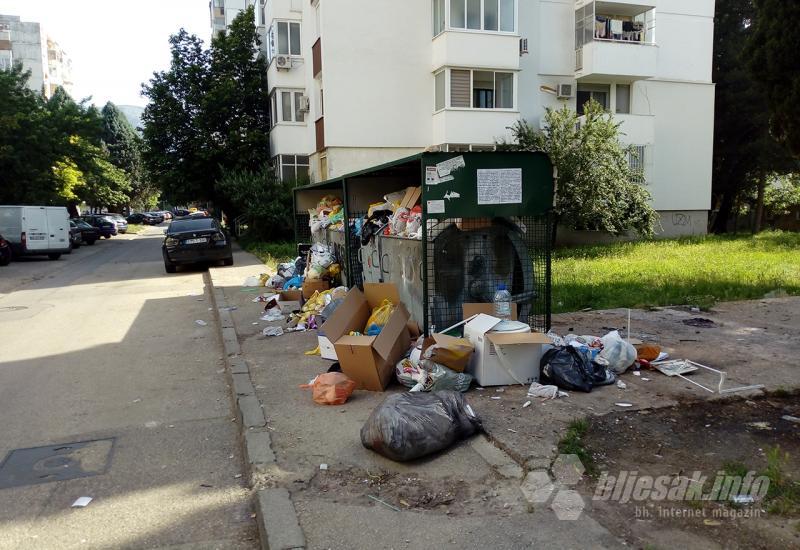 Ulica Hrvatske mladeži - Ulicama Mostara: Četvrti dan neodvoženja smeća, suzdržite se