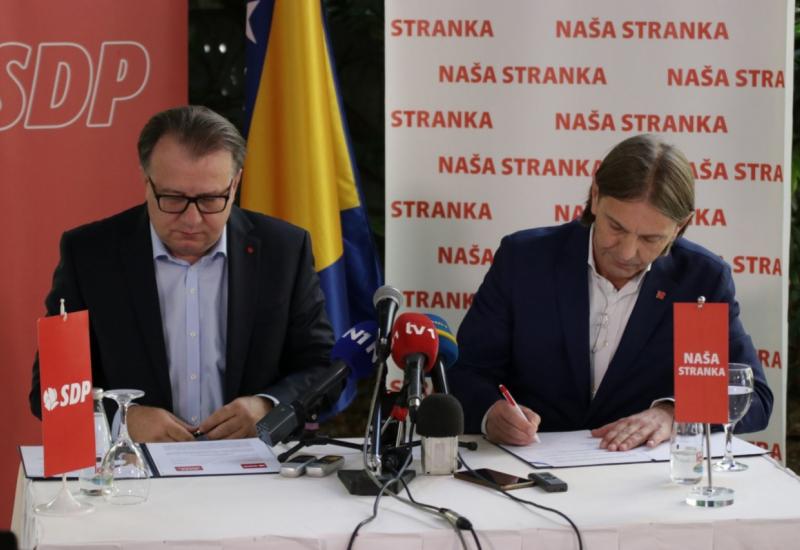 Nikšić i Kojović potpisali Sporazum o osnivanju Bosanskohercegovačkog bloka