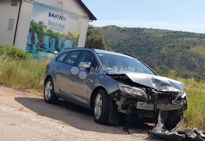 Prometna nesreća na Buni - Sudar Opela i Mazde južno od Mostara