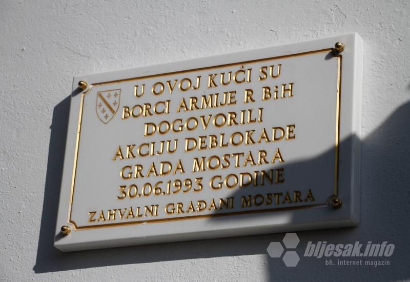 Obilježavanje deblokade Mostara i bjelopoljske kotline: Otkrivena spomen-ploča 