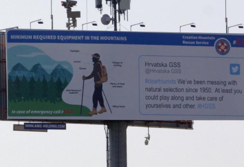 Hrvatski GSS u novoj originalnoj kampanji protiv turista u japankama