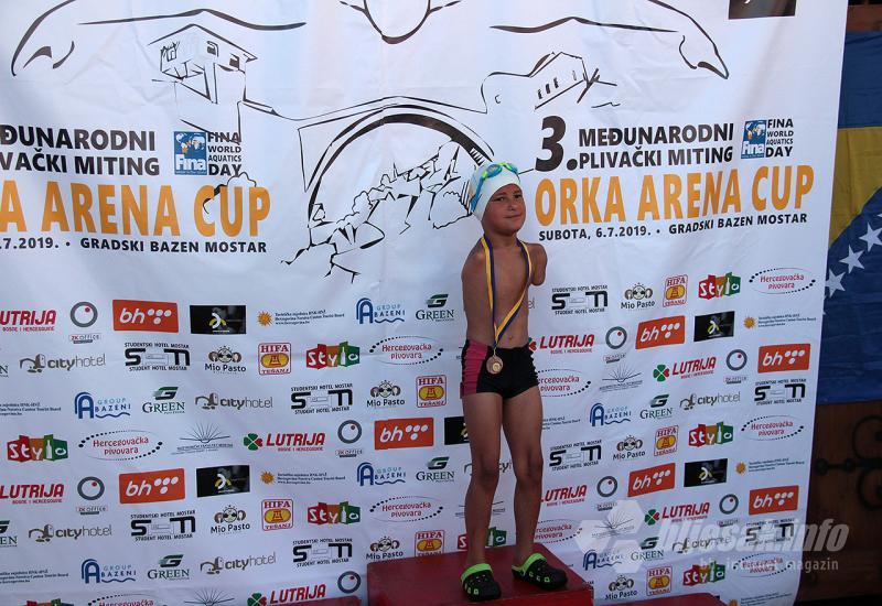 Detalj sa plivačkog natjecanja - AUDIO | 370 plivača došlo u Mostar na Orka – Arena CUP 2019.
