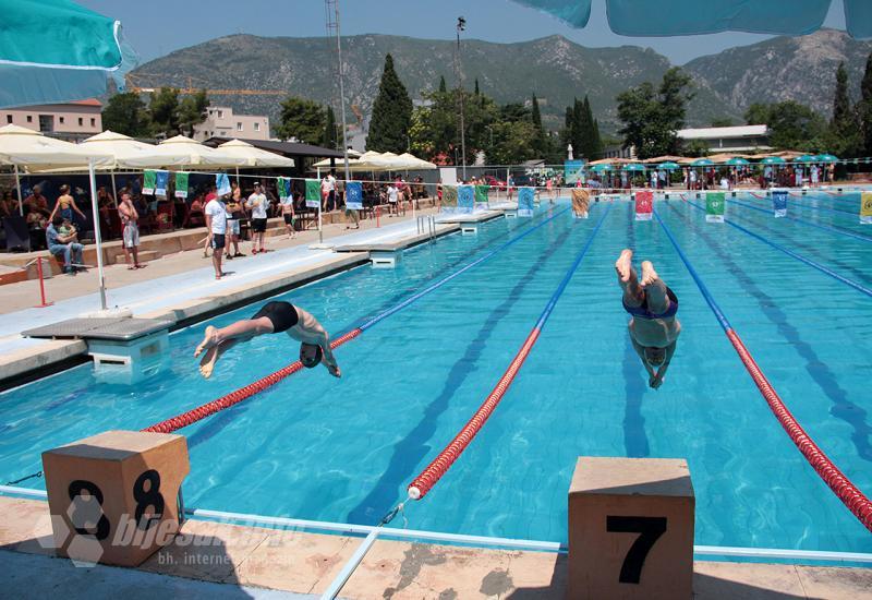 Detalj sa plivačkog natjecanja - U Mostaru oborena dva državna rekorda