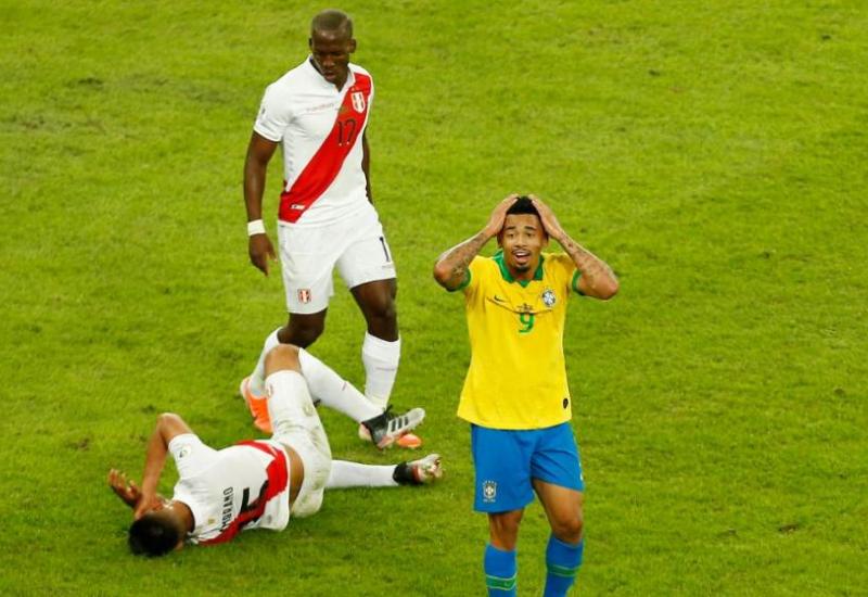 Gabriel Jesus dva puta je požutio - isključenje u 70. minuti utakmice - Brazilci luduju nakon osvajanja devete titule prvaka Južne Amerike