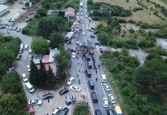 VIDEO | Deblokada magistrale u Salakovcu snimljena iz zraka