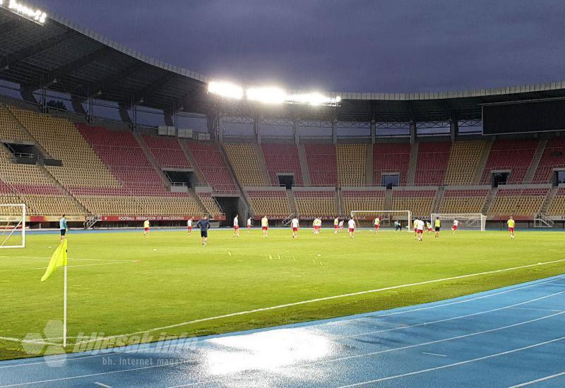 Nogometaši Zrinjskog odradili trening na Nacionalnoj areni Toše Proeski