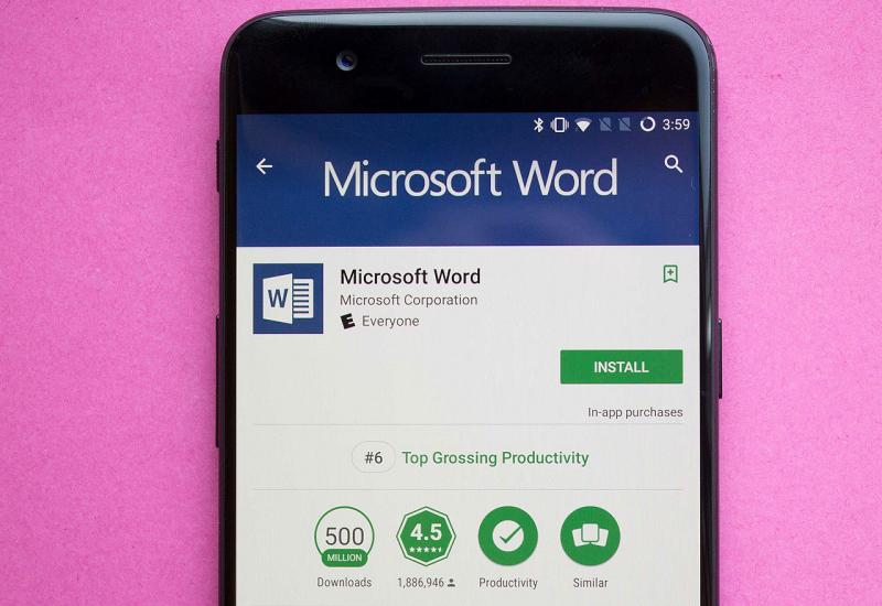 Microsoft Word za Android prešao brojku od milijardu preuzimanja