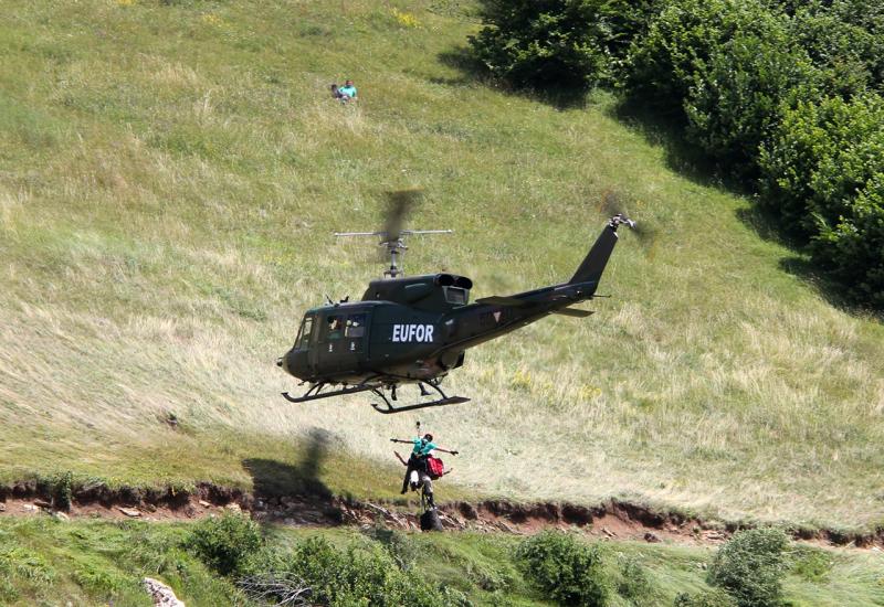 Vježba FUCZ-a i EUFOR-a - FUCZ i EUFOR zajedno vježbali helikoptersko spašavanje