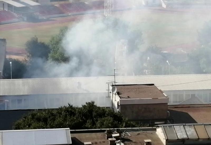 Požar u skladištu Slobodne Dalmacije