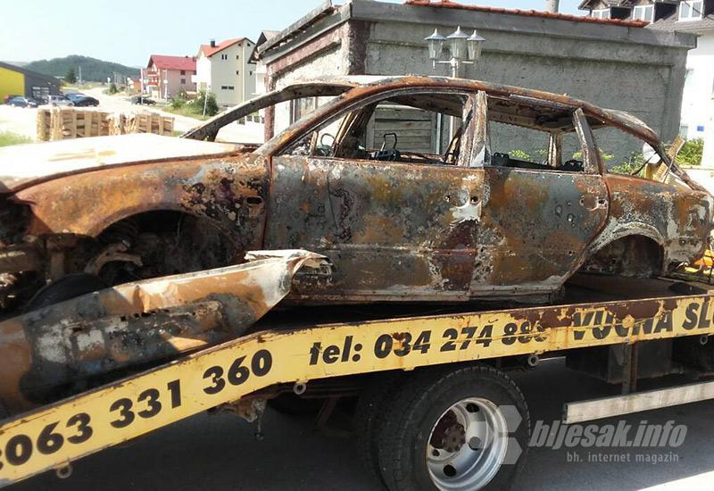  - Pronađen zapaljen automobil pljačkaša bankomata
