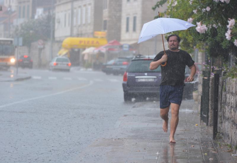 U BiH naredna četiri dana nestabilno vrijeme s kišom i pljuskovima