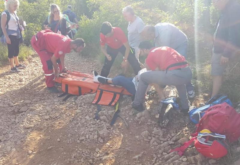  U Međugorju spašena ozlijeđena talijanska državljanka -  U Međugorju spašena ozlijeđena talijanska državljanka