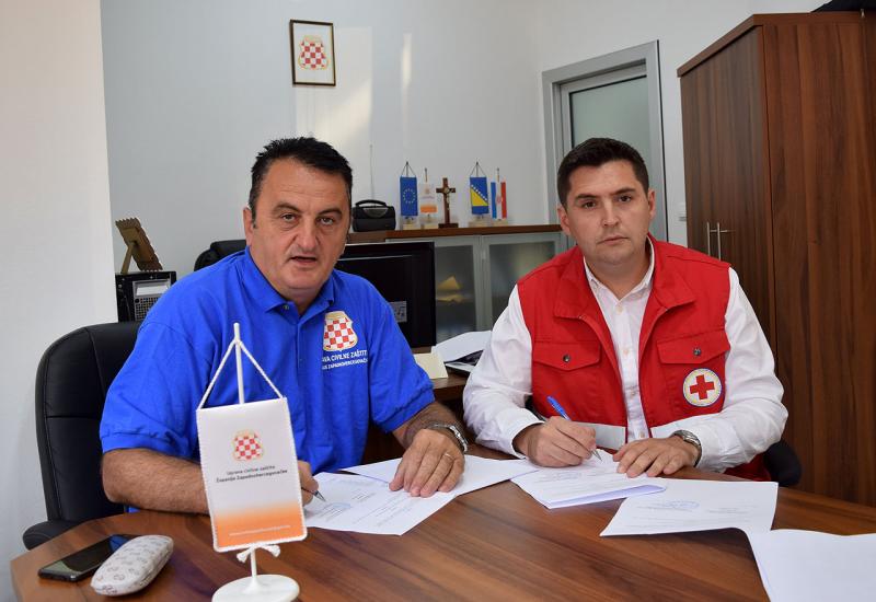 Uprava civilne zaštite ŽZH i Crveni križ ŽZH potpisali ugovor