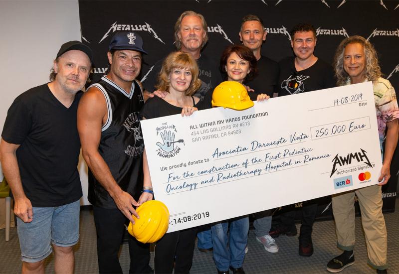Metallica donirala 250.000 eura za gradnju pedijatrijske bolnice
