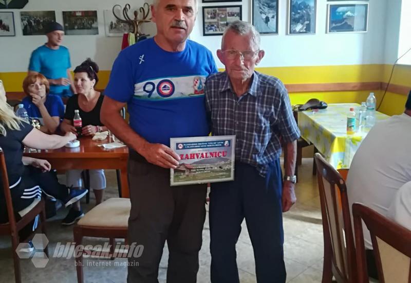 Zahvalnica 93-godišnjem Mostarcu za uspon na planinu Cincar