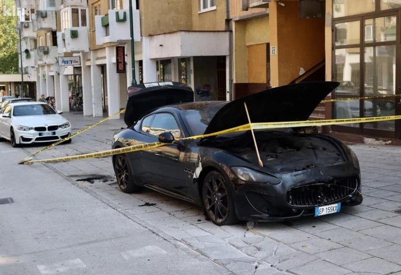 U Sarajevu izgorio skupocjeni Maserati 