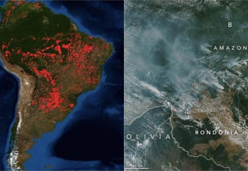 Bolsonaro najavio mogućnost slanja vojske da gasi požar u Amazoniji