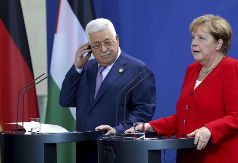  Abbas sa Steinmeierom i Merkel -  Abbas sa Steinmeierom i Merkel - Potpora Njemačke dvodržavnom rješenju