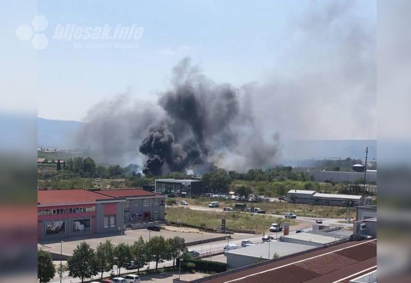 Požar u Bišća polju - Gori u Mostaru!