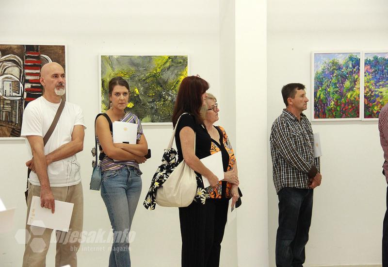 Detalj s otvorenja izložbe - Dašak Vareša izložen u Mostaru