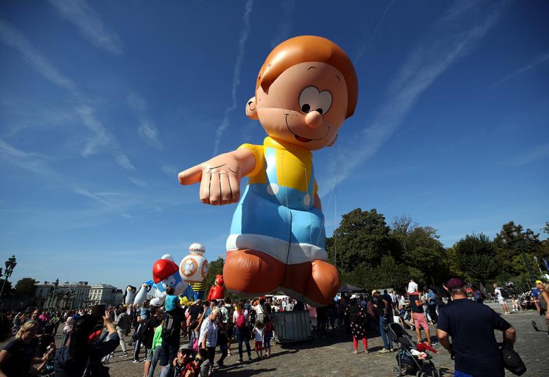 Brussels: Parada Dana balona na Festivalu stripa -  Festival stripa: Divovski baloni 