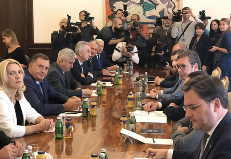 Dodik s Vučićem u Beogradu: Deklaracija je antisrpska, andejtonska i antiustavna
