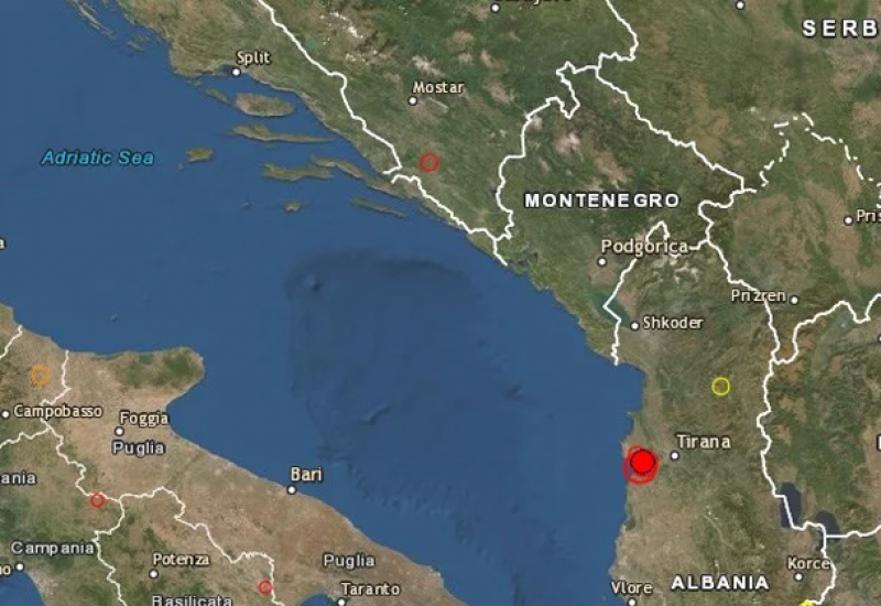 Dva potresa izazvala paniku u Albaniji