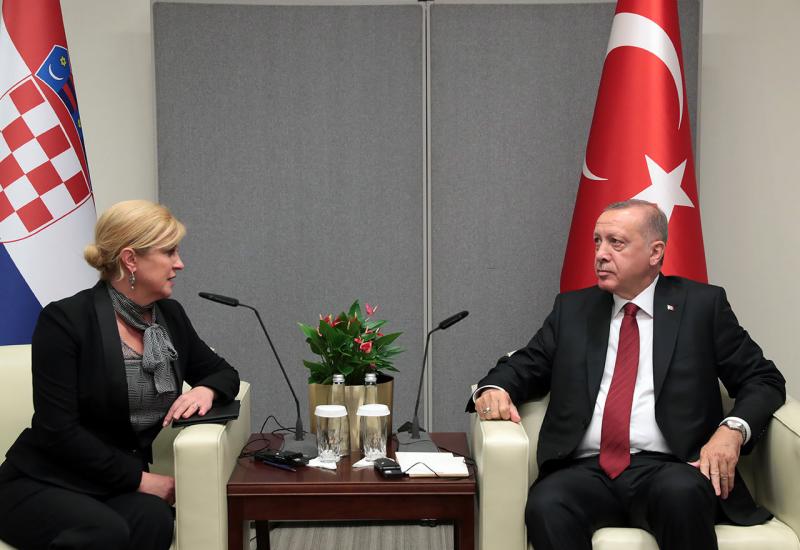 Hrvatska predsjednica sastala se sa Erdoganom