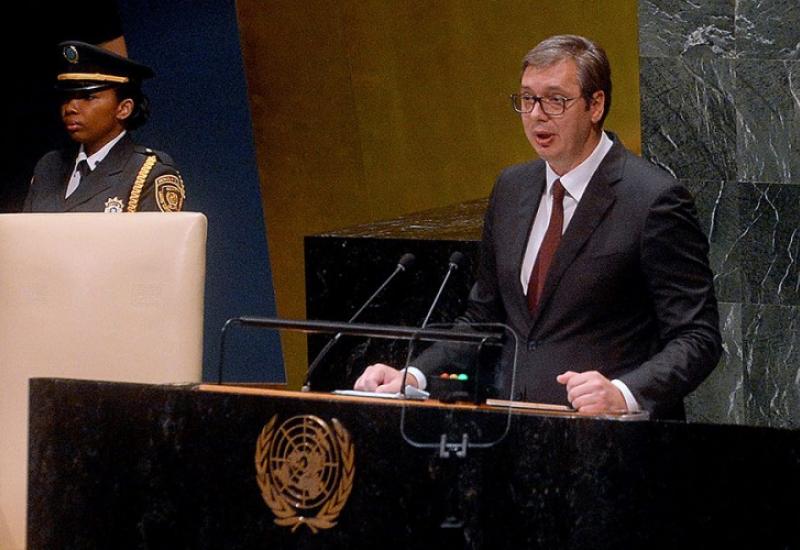 Vučić pred Generalnom skupštinom UN  - Vučić: Ništa kontra nacionalnih interesa