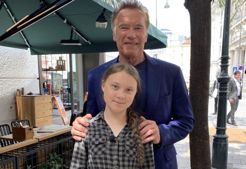 Arnold Schwarzenegger i Greta Thunberg - Arnold Schwarzenegger poslao Greti Thunberg električni automobil