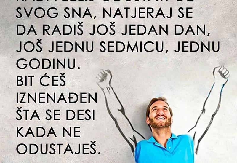 Nick Vujičić, motivacijske poruke - Motivacijski govornik Nik Vujičić stiže u Mostar: Nemoguće je moguće