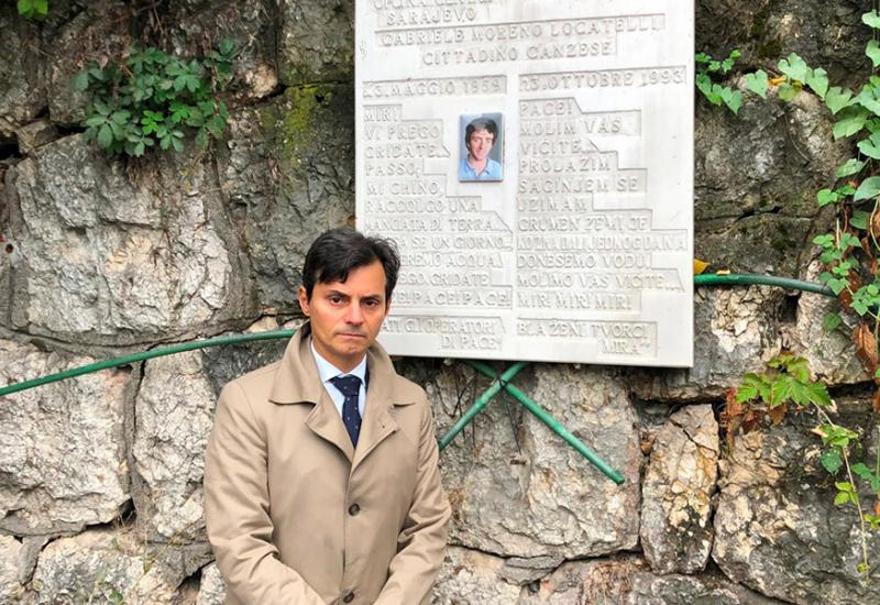 Održana komemoracija za Talijana koji je poginuo u Sarajevu 1993.  - održana komemoracija za Talijana Gabriela Morena Locatellija