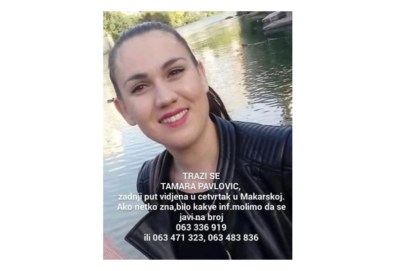 Nestala 24-godišnja Tamara Pavlović iz Viteza, posljednji put viđena u Makarskoj - Nestala 24-godišnja Tamara Pavlović iz Viteza, posljednji put viđena u Makarskoj