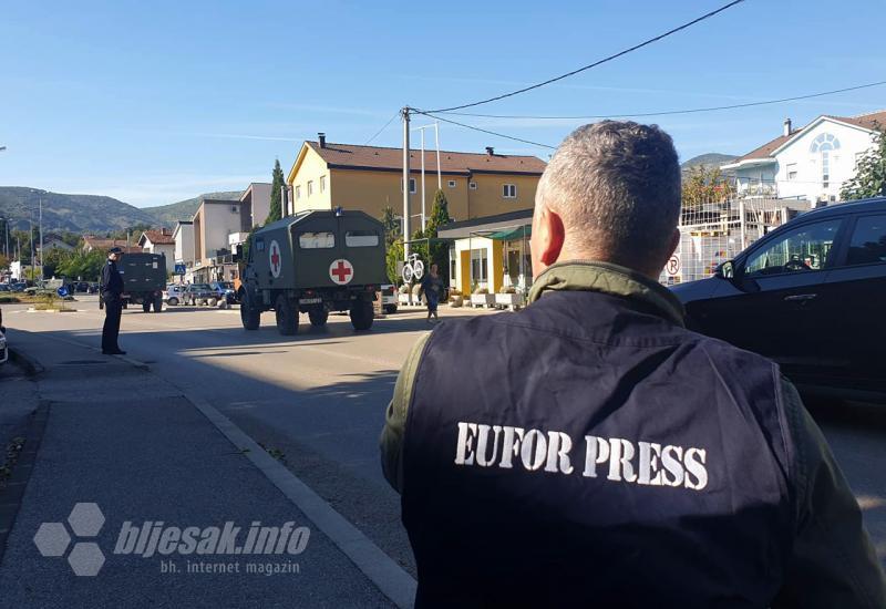 Vojnici EUFOR-a u Mostaru - Sve je OK: Vojska na Rudniku samo vježba!