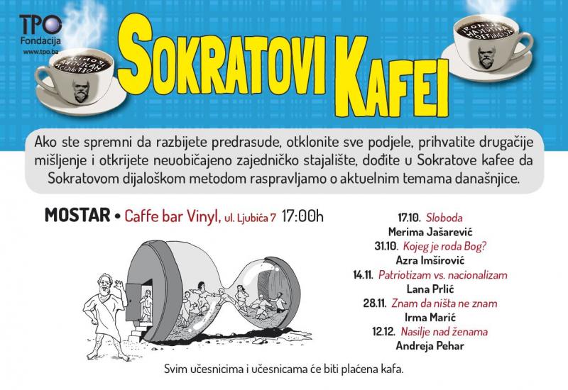 ''Sokratovi kafei'' u Mostaru